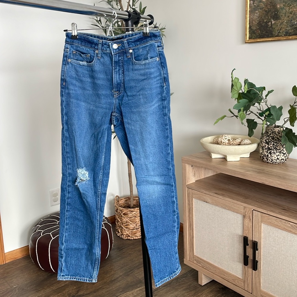 Free Assembly straight jeans.